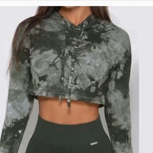 Bombshell sportswear crop hoodie